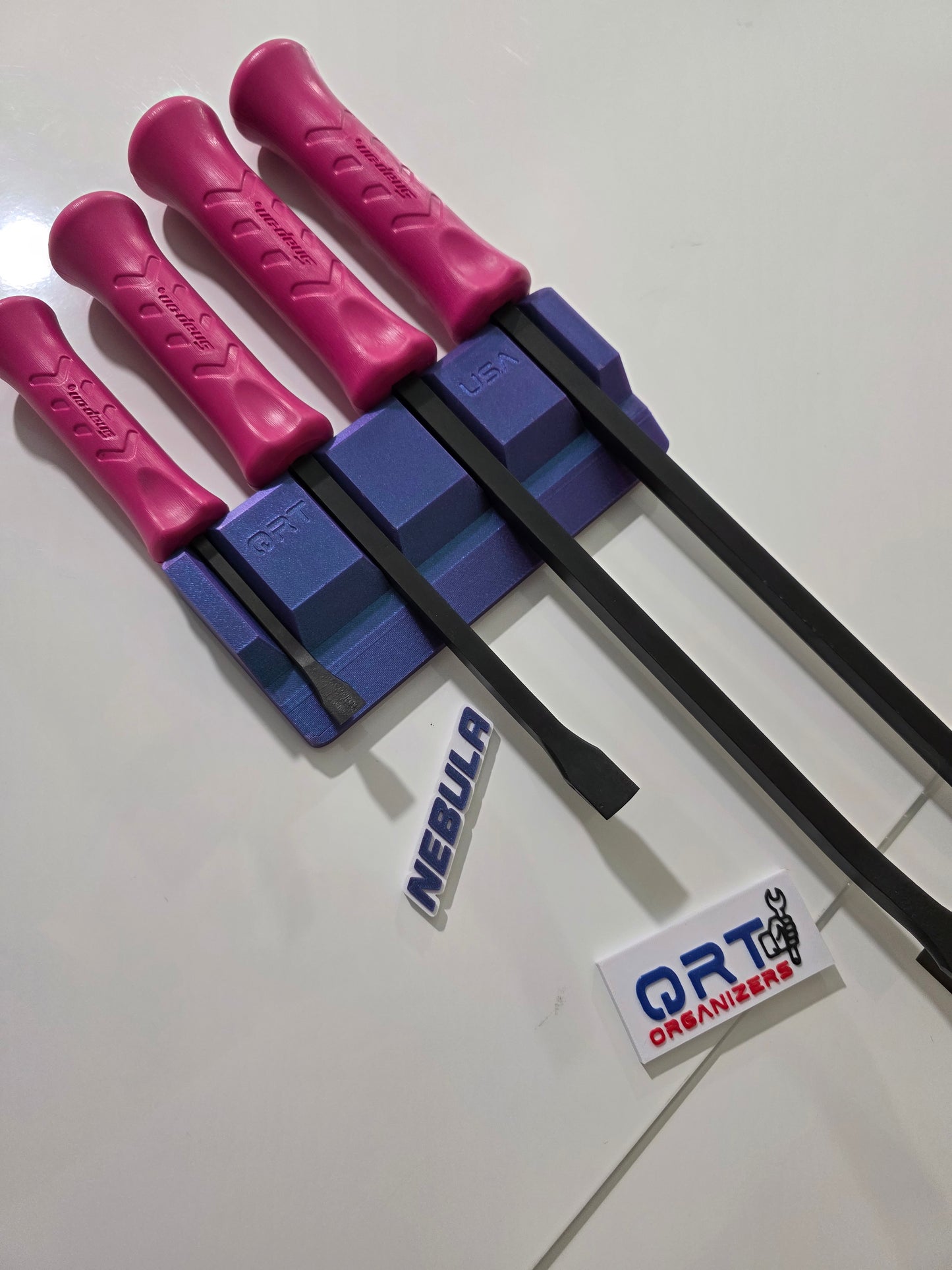 Snap On 4 Piece Striker Bar Set Mag Lock Prybar Holder