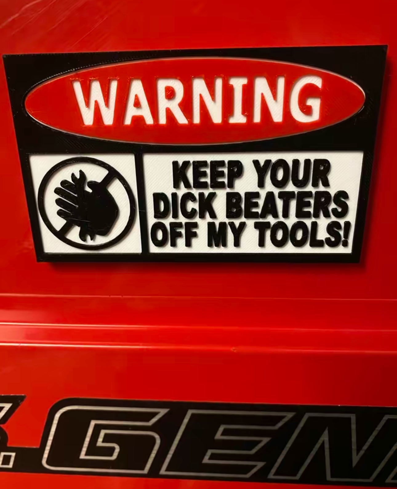 Funny Toolbox Badges Magnetic Emblems