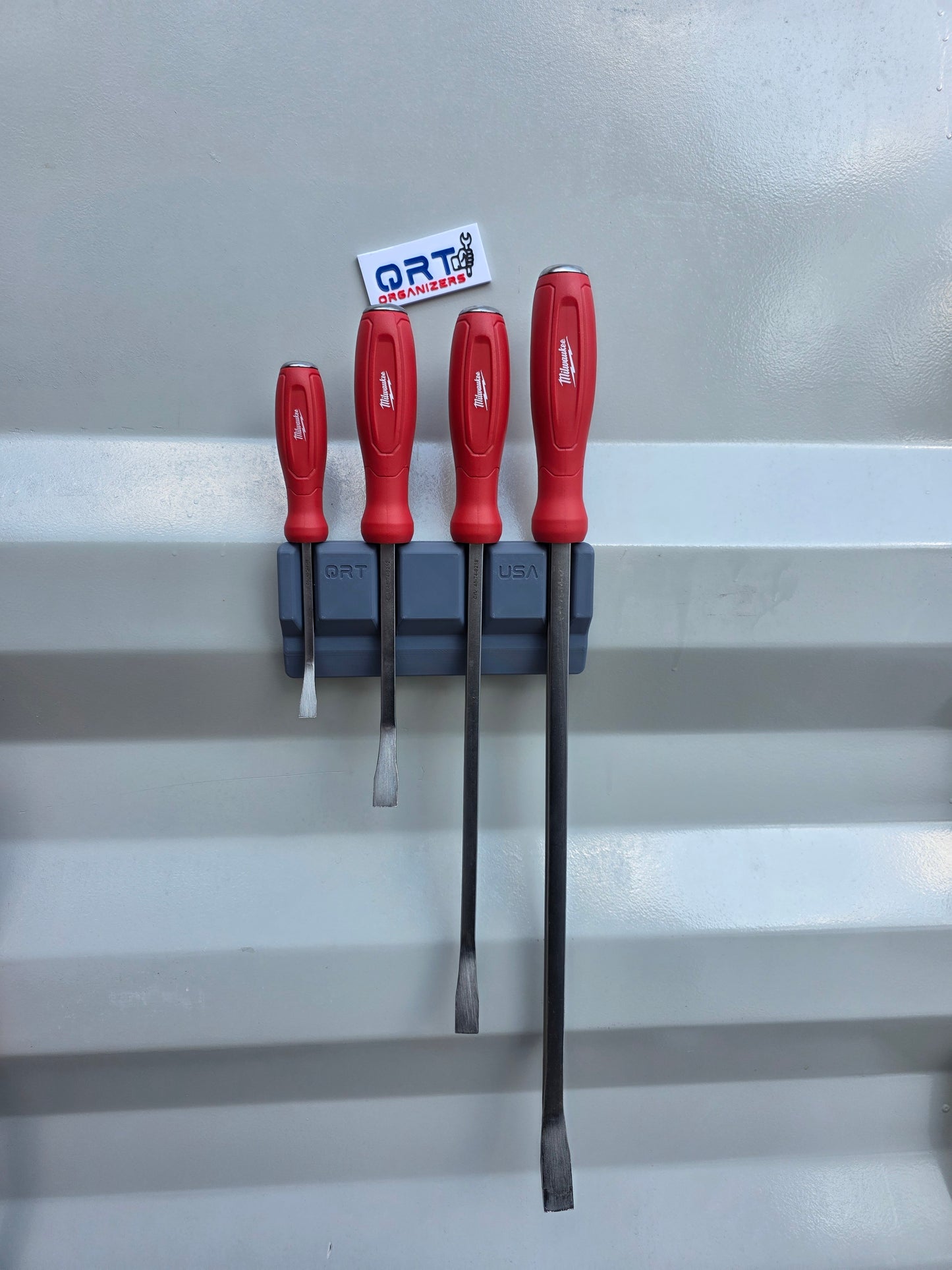 QRT Milwaukee 4 Slot Mag Lock Prybar Holder Set Specific *MLW48-22-921*