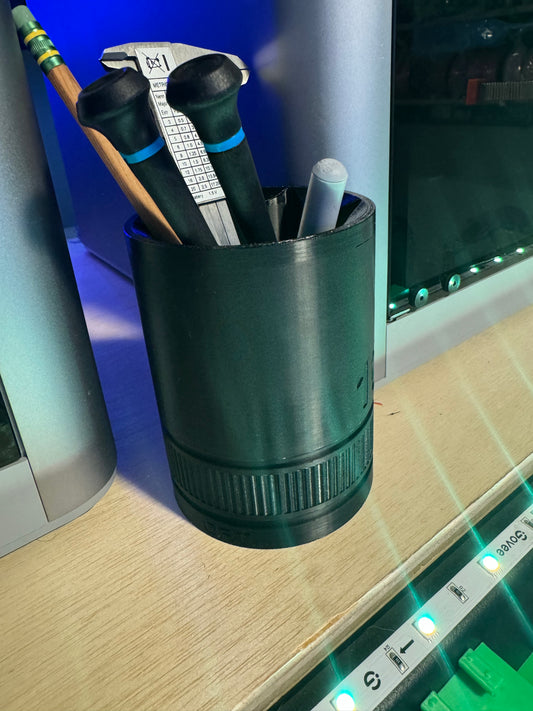 Socket Themed Pen Cup w/ Integrated Magnet Base