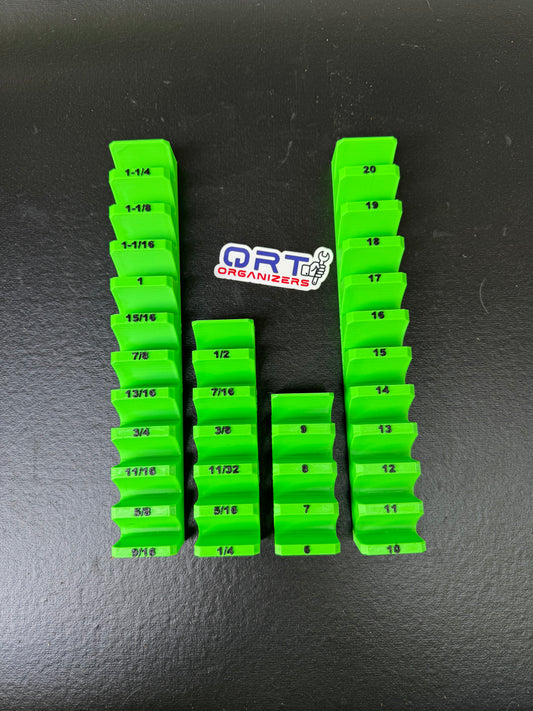 Mag Lock V2 Slanted Wrench Organizer Racks Pre Numbered Sets