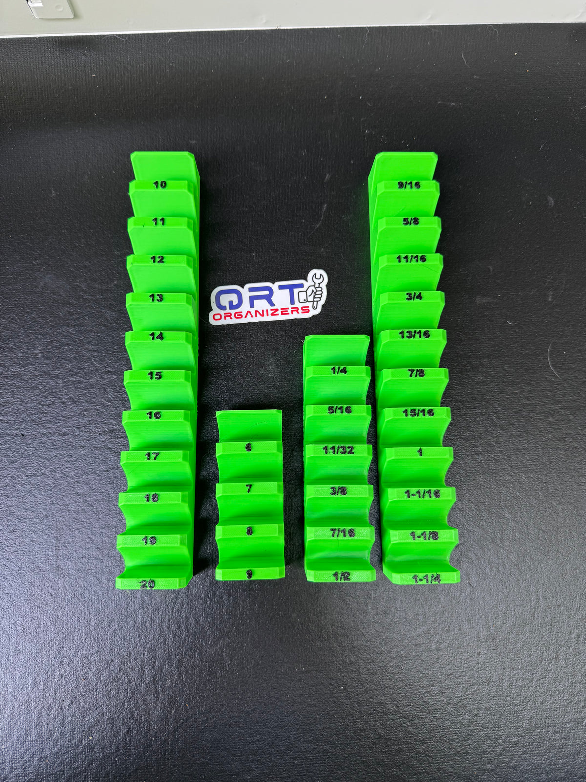 Mag Lock V2 Slanted Wrench Organizer Racks Pre Numbered Sets