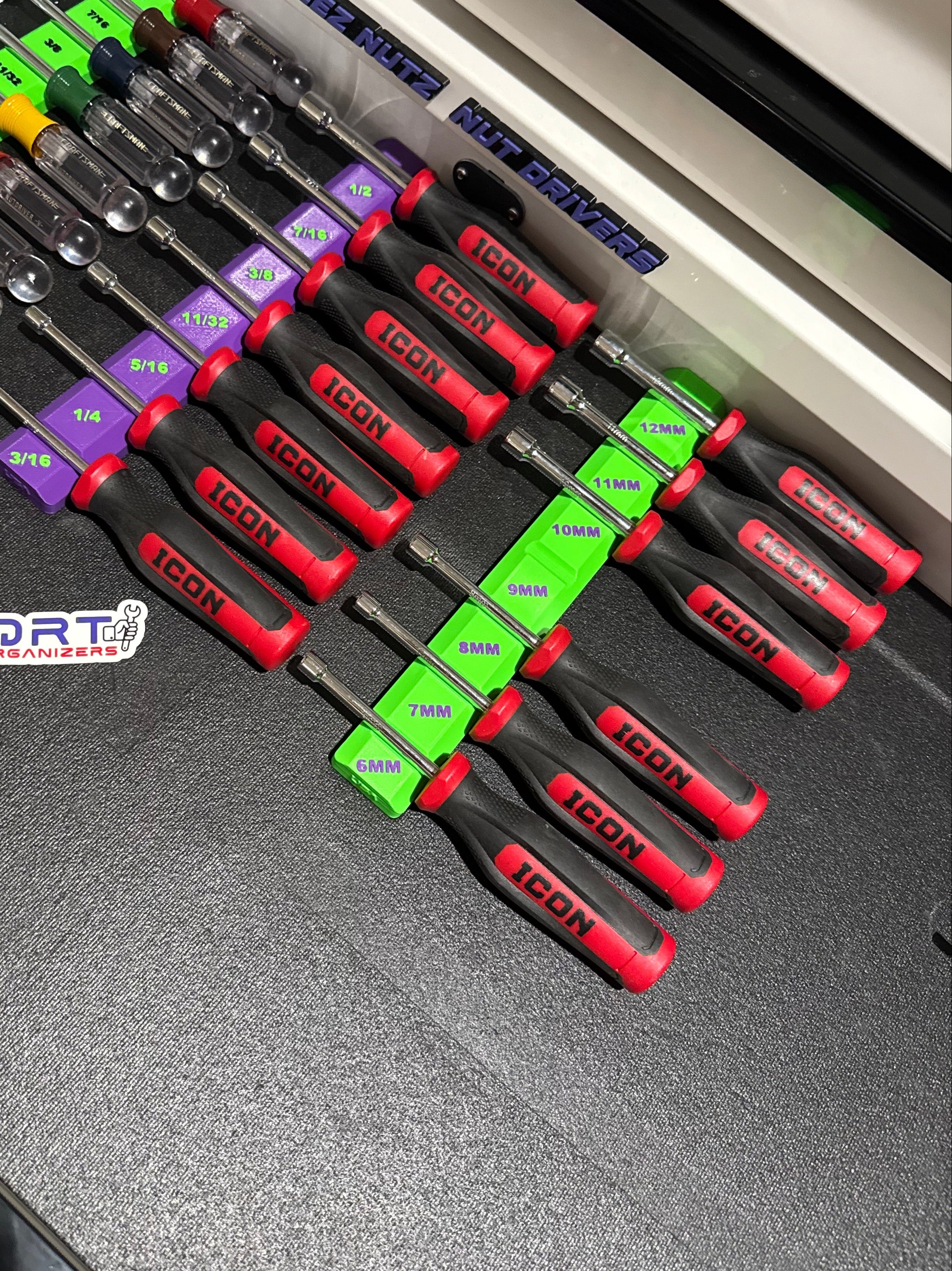 QRT Mag Lock Comfort Handle Nut Driver Organizer Rails – QRT Shop