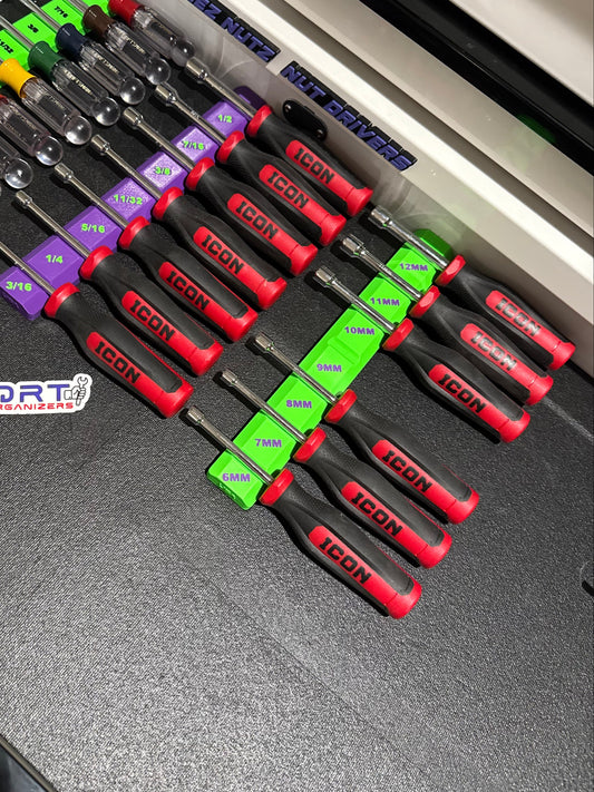 QRT Mag Lock Comfort Handle Nut Driver Organizer Rails