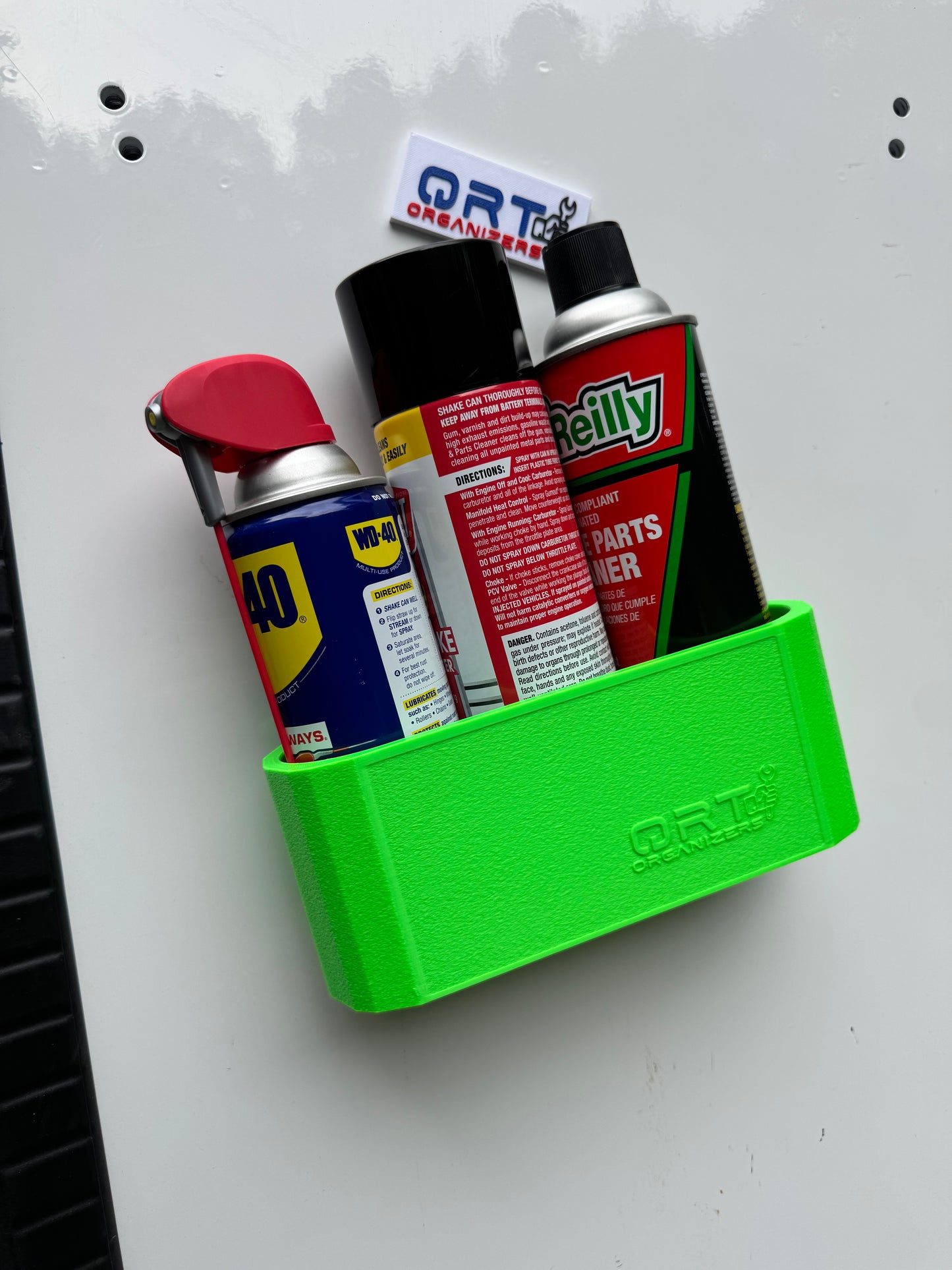 Magnetic Triple Aerosol Can Holder