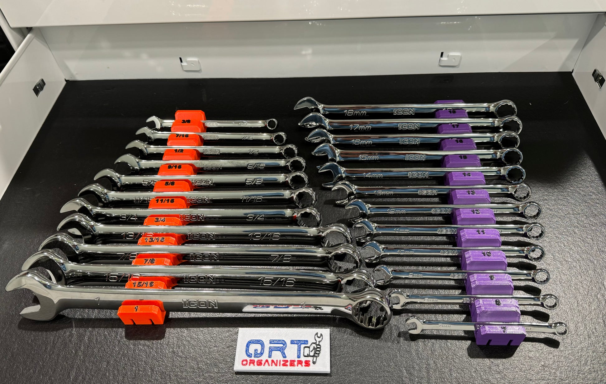 84PCS Magnetic Modular Wrench Organizer Wrench Holder - Wrenchs Tool