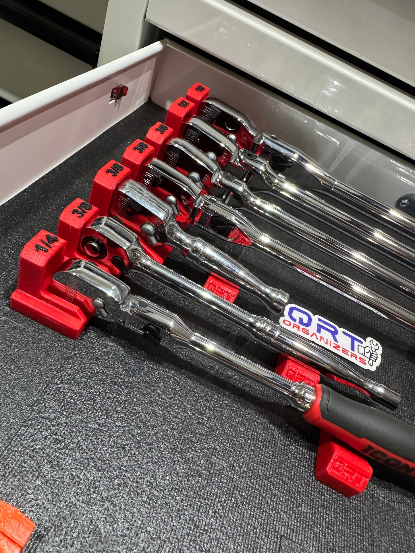 Magnetic Ratchet Organizer Drawer Series Modular Toolbox Tool Holder System