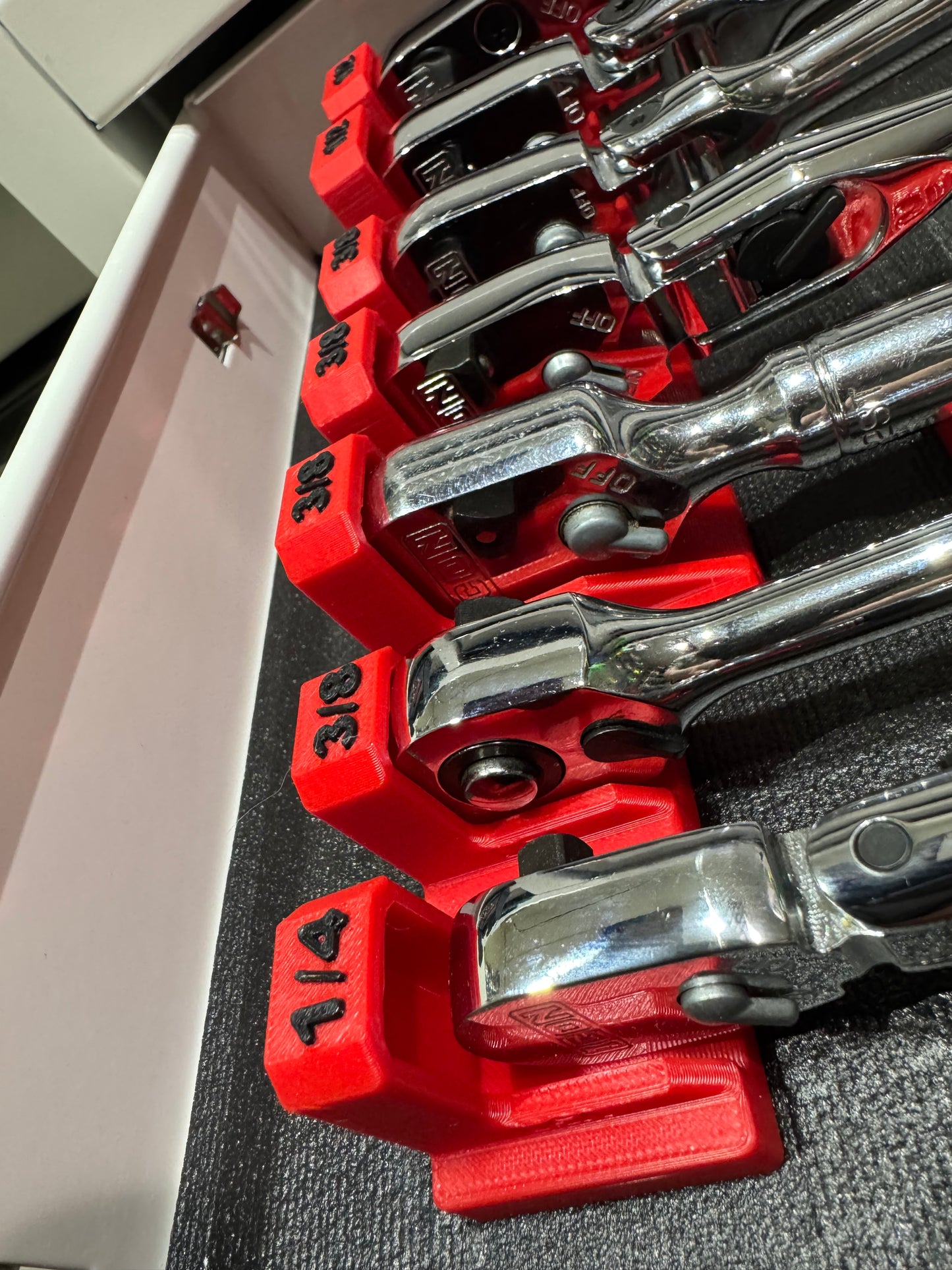 Magnetic Ratchet Organizer Drawer Series Modular Toolbox Tool Holder System