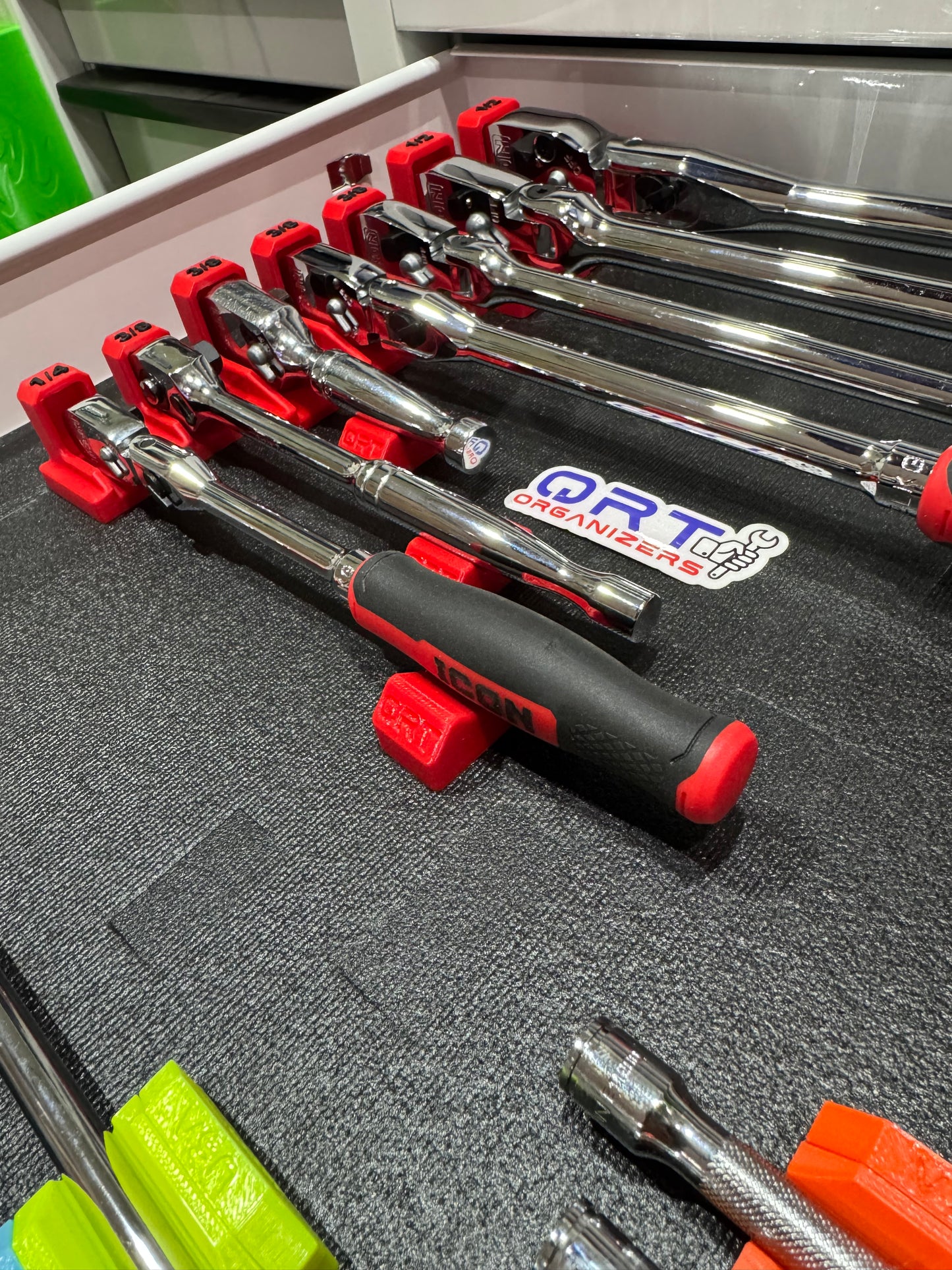Magnetic Ratchet Organizer Drawer Series Modular Toolbox Tool Holder System